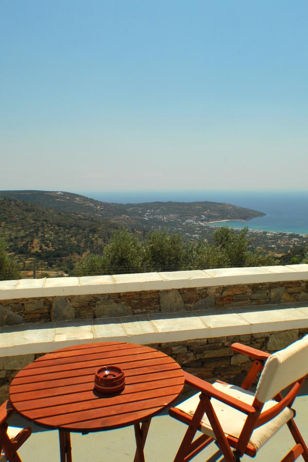 Véranda avec vue sur la mer