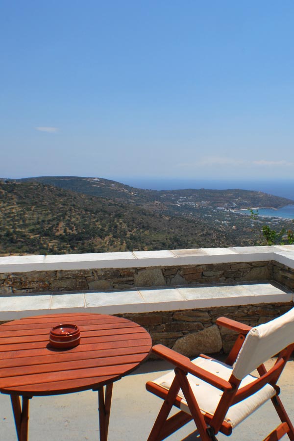 Veranda with sea views