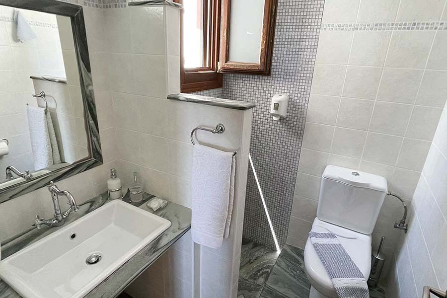 The bathroom