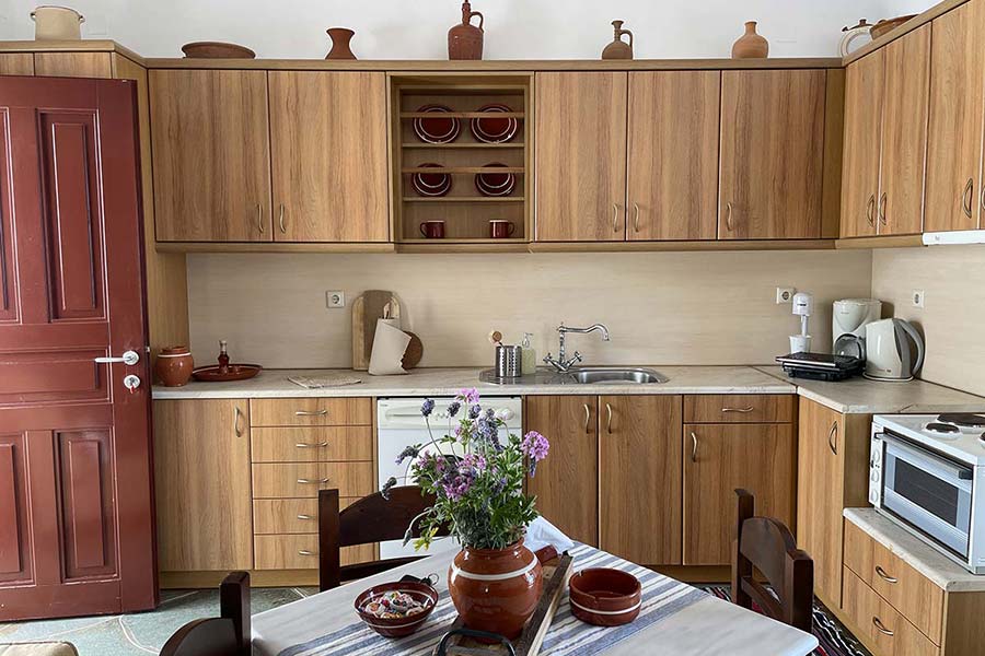 The kitchen of the apartment Jasmine